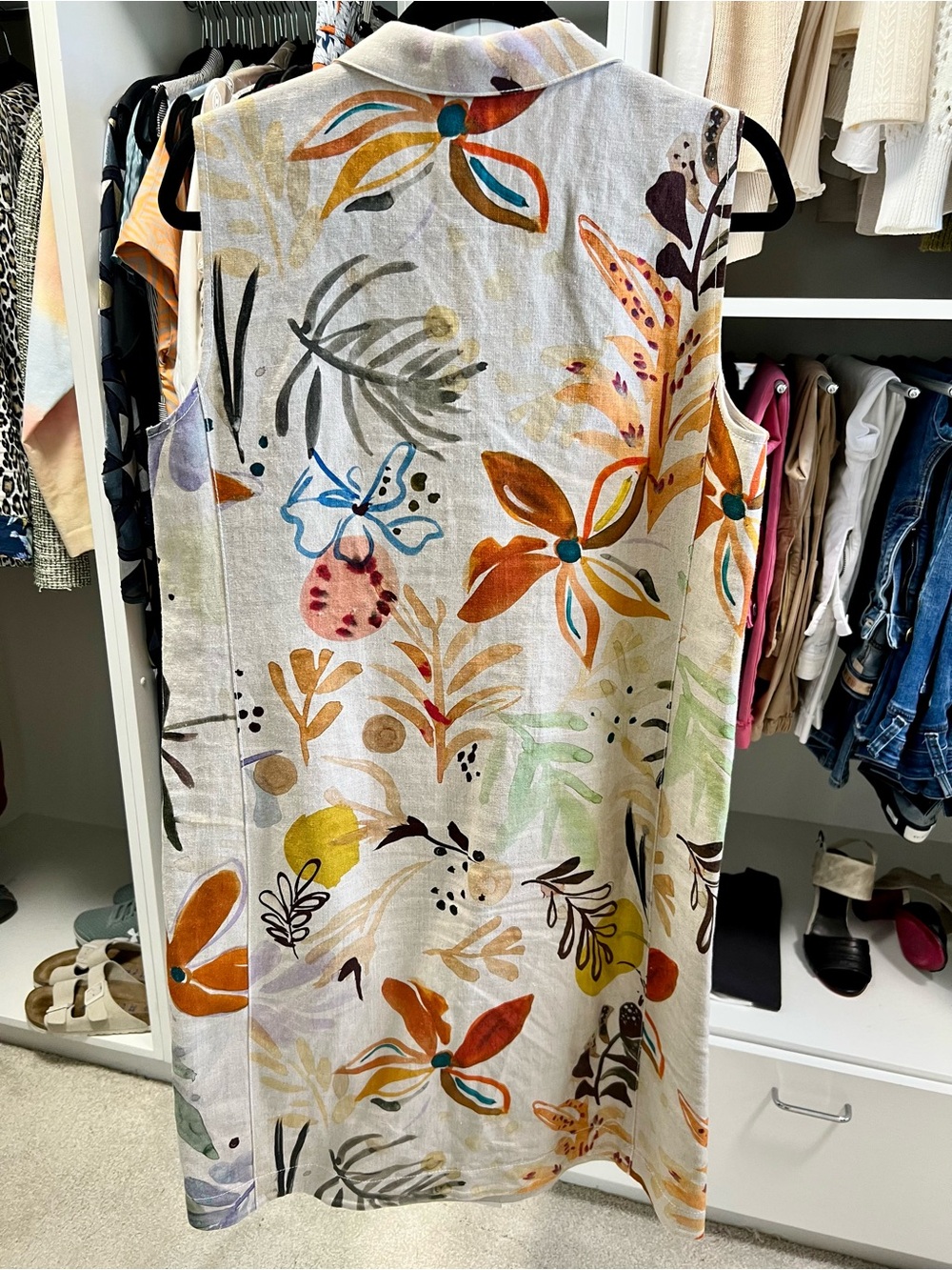 Lafayette 148 New York Neutral Tan Textured Dress - Picture 2 of 4